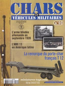 Le fascicule n° 64 de la collection Hachette de miniatures Solido militaires