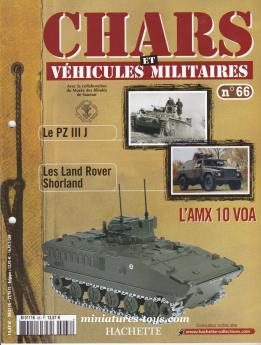 Le fascicule n°66 de la collection Hachette Chars et véhicules militaires Solido