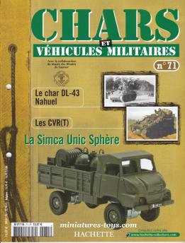 Le fascicule n° 71 de la collection Hachette de miniatures Solido militaires