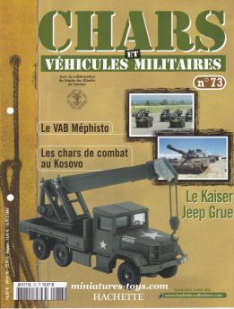 Le fascicule n° 73 de la collection Hachette de miniatures Solido militaires