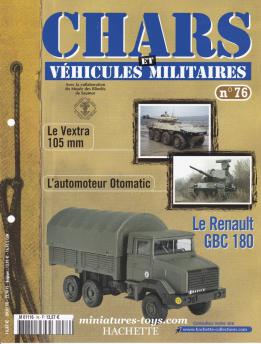 Le fascicule n° 76 de la collection Hachette de miniatures Solido militaires