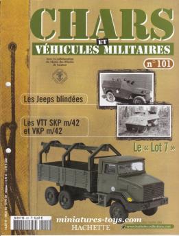 Le fascicule n°101 de la collection Hachette de miniatures militaires Solido