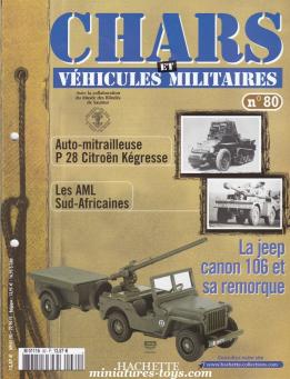 Le fascicule n°80 de la collection Hachette Chars et véhicules militaires Solido