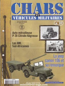 Le fascicule n°80 de la collection Hachette Chars et véhicules militaires Solido