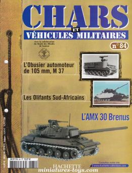 Le fascicule n°84 de la collection Hachette Chars et véhicules militaires Solido