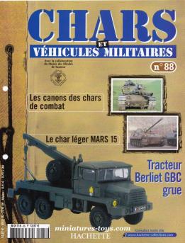 Le fascicule n°88 de la collection Hachette Chars et véhicules militaires Solido