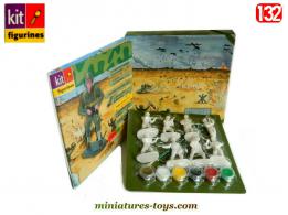 Le coffret Hatier de 8 figurines de soldats de la seconde guerre mondiale au 1/32e