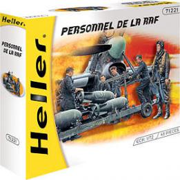 Une boite de figurines Heller Personnel de la RAF WW II au 1/72ème...