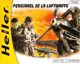 Une boite de figurines Heller Personnel de la Luftwaffe WW II au 1/72e