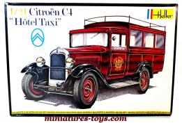 Le Citroën C4 Hôtel Taxi miniature en maquette par Heller au 1/24e