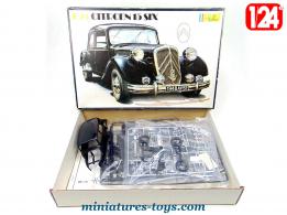 La Citroën 15 Six Traction avant miniature en maquette par Heller au 1/24e