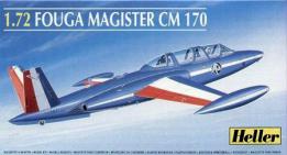 Le Fouga Magister CM170 français en kit par Heller au 1/72e