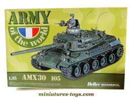 Le char AMX 30 105 miniature en kit par Heller au 1/35e