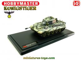 Le char allemand Kingtiger en miniature par Hobby Master au 1/48e
