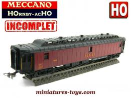 Le Fourgon Postale Sncf miniature par Hornby France au HO H0 incomplet