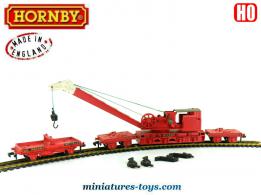 La grue ferroviaire Breakdown crane en miniature par Hornby Dublo au HO