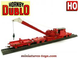 La grue ferroviaire Breakdown crane en miniature par Hornby Dublo au HO