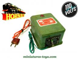 Le transformateur 110-20 Volts pour trains miniatures de Meccano Hornby