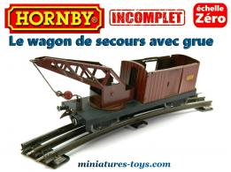 Le wagon de Secours avec grue en miniature par Hornby échelle zéro incomplet