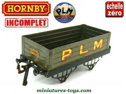 Le wagon tombereau PLM vert en miniature Hornby échelle zéro 0 O incomplet