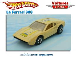 La Ferrari 308 GT en miniature par Hot-Wheel Malaysia au 1/65e
