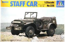 Le kit du Dodge WC 56 US Command car WW II par Italeri au 1/35e