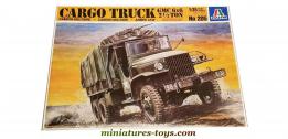 Le kit du GMC CCKW 353 6x6 Cargo Truck Italeri au 1/35e partiellement monté