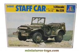Le kit du Dodge WC 56 US Command car Staff WW II par Italeri au 1/35e