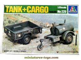 Le kit des remorques citerne et Cargo militaires par Italeri au 1/35e