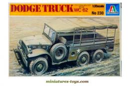 Le kit du Dodge 6x6 WC 62 US Cargo Truck par Italeri au 1/35e
