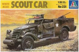 Le kit du White M3 A1 Scout Car par Italeri au 1/35e
