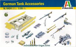 Un ensemble d'accessoires pour chars allemands en kits par Italeri au 1/35e