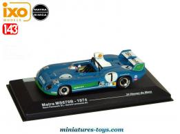 La Matra MS670B au Mans 1974 en miniature d'Ixo Models au 1/43e