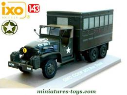 Le camion militaire GMC CCKW 353 truck box miniature par Ixo Models au 1/43e