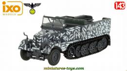 Le semi chenillé allemand SdKfz 11 en miniature par Ixo Models au 1/43e