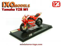 La moto Yamaha YZR M1 de Ruben Xaus en miniature par Ixo Models au 1/24e