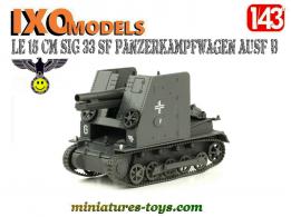 Le 15 cm sIG 33 Sf Panzerkampfwagen Ausf B miniature par Ixo Models au 1/43e