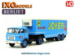 Le Berliet TR 12 et sa semi-remorque Joker en miniature par Ixo au 1/43e