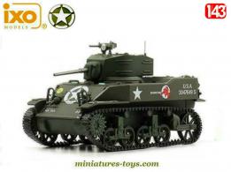Le char americain M5 A1 Stuart miniature par Ixo Models au 1/43e