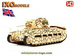 Le char anglais Mark II Matilda Mk III miniature par Ixo Models au 1/43e
