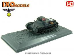 Le char allemand Panzer I Ausf B miniature par Ixo Models Altaya au 1/43e