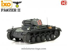 Le char allemand Panzer II Ausf C miniature par Ixo Models pour Altaya au 1/43e