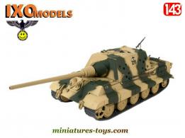 Le Panzerjager Jagdtiger Tiger Ausf B miniature par Ixo Models Altaya au 1/43e