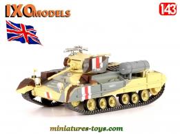 Le char anglais Mark III Valentine Mk II miniature par Ixo Models au 1/43e