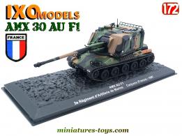 Le canon automoteur français AMX AU F1 par Ixo Models et Altaya au 1/72e