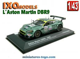 La DBR9 Aston Martin le Mans 2005 en miniature par Ixo Models au 1/43e
