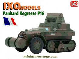 Le Panhard Kegresse P16 de 1940 en miniature par Ixo Models au 1/43e