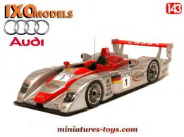 L'Audi R8 Le Mans 2002 en miniature par Ixo models au 1/43e 