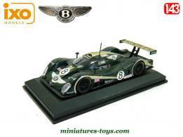 La Bentley EXP8 Le Mans 2001 en miniature de Ixo Models au 1/43e