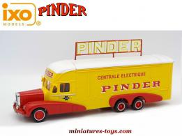 Le camion Bernard centrale électrique du cirque Pinder en miniature Ixo au 1/64e